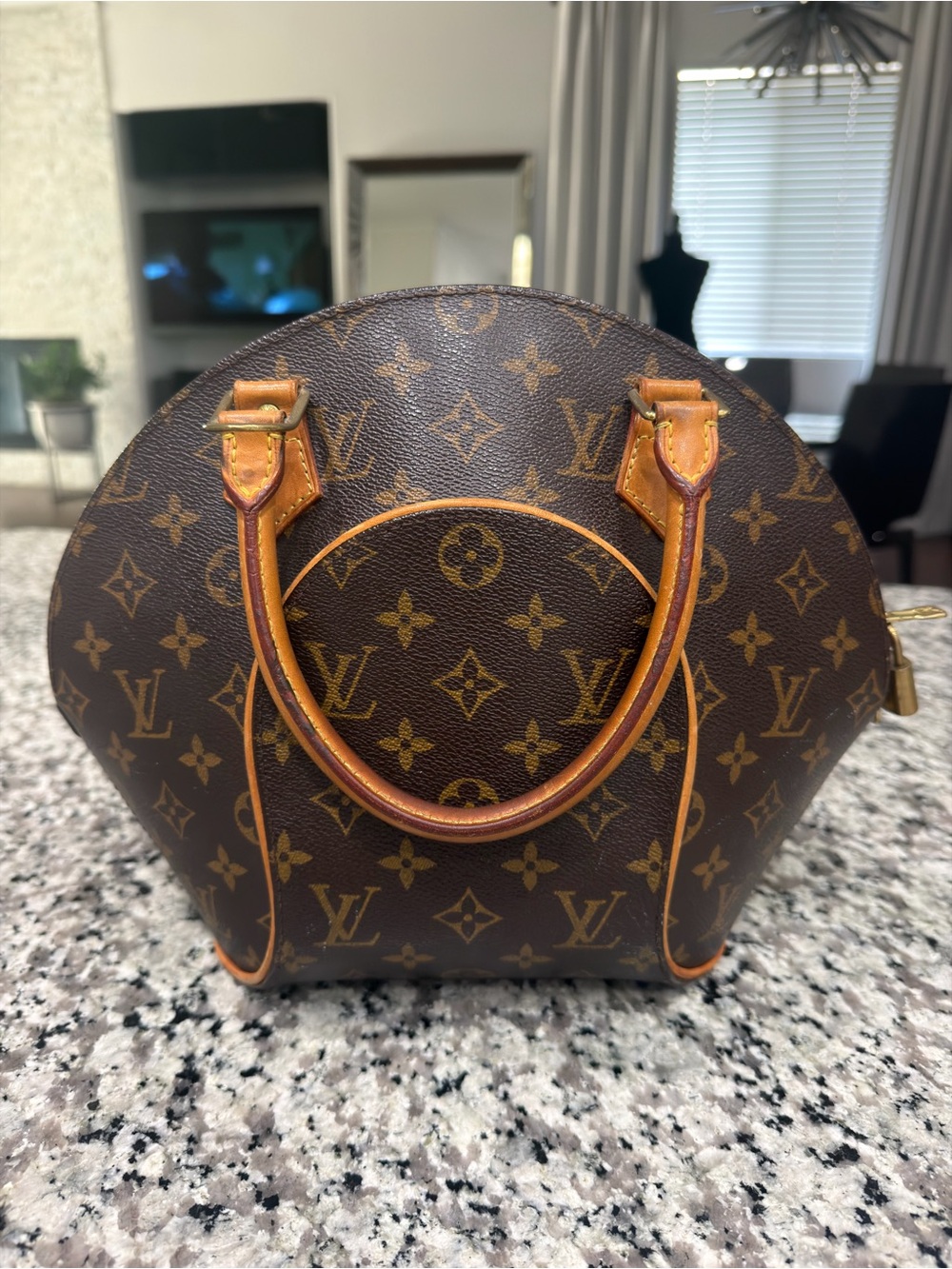Louis Vuitton Vintage Monogram Ellipse MM Handbag